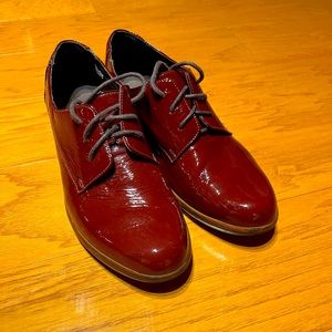 Naot patent leather burgundy shoes, size 41